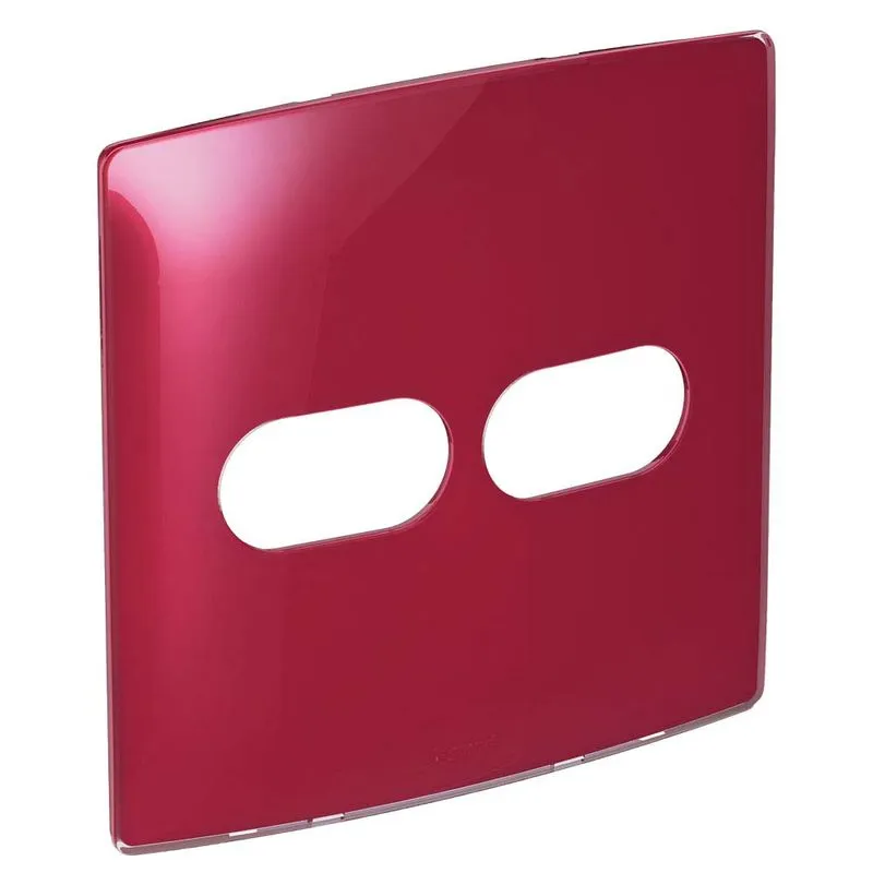 Placa 4x4 1 1 posto horizontal cherry gloss Nereya Pial