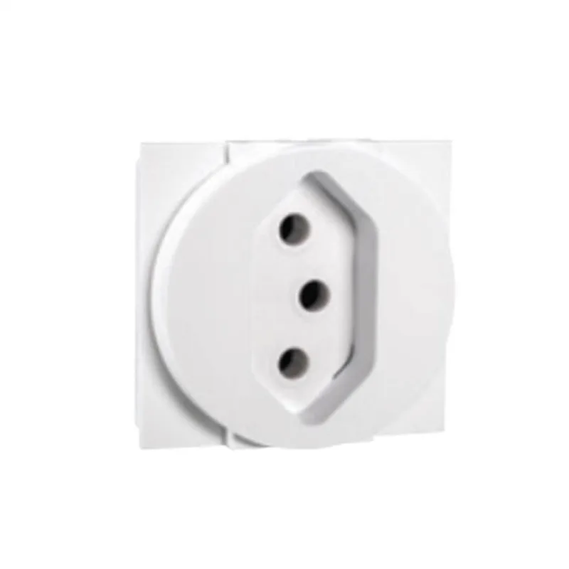 Tomada 2P+T 20A Redonda Arteor Bivolt Branco Pial 593532 para Uso Residencial