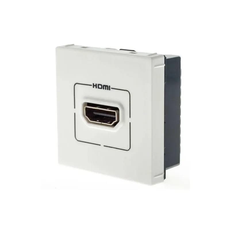 Módulo Tomada Áudio E Vídeo Hdmi Branco Pial Plus+