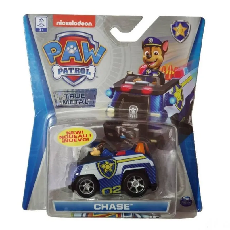 Mini Veículo Patrulha Canina True Metal Chase Sunny