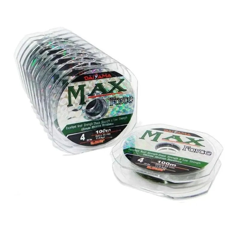 Caixa De Linha Monofilamento Max Force 1000 Metros