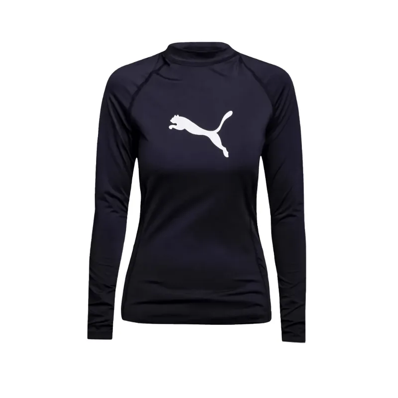 Blusa Puma Feminina Manga Longa Uv50+ 26070.003 Preto G