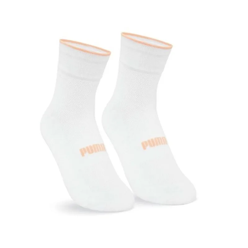 Meia Esportiva Puma Cano Baixo Feminino - 4485.001 Azul - 34-38 34-38 / Branco