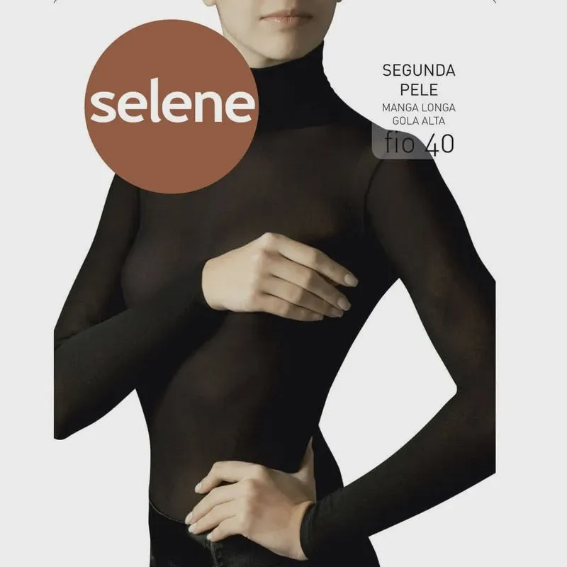 Segunda Pele Microfibra Fio 40 Selene 9900.001 Gola Alta
