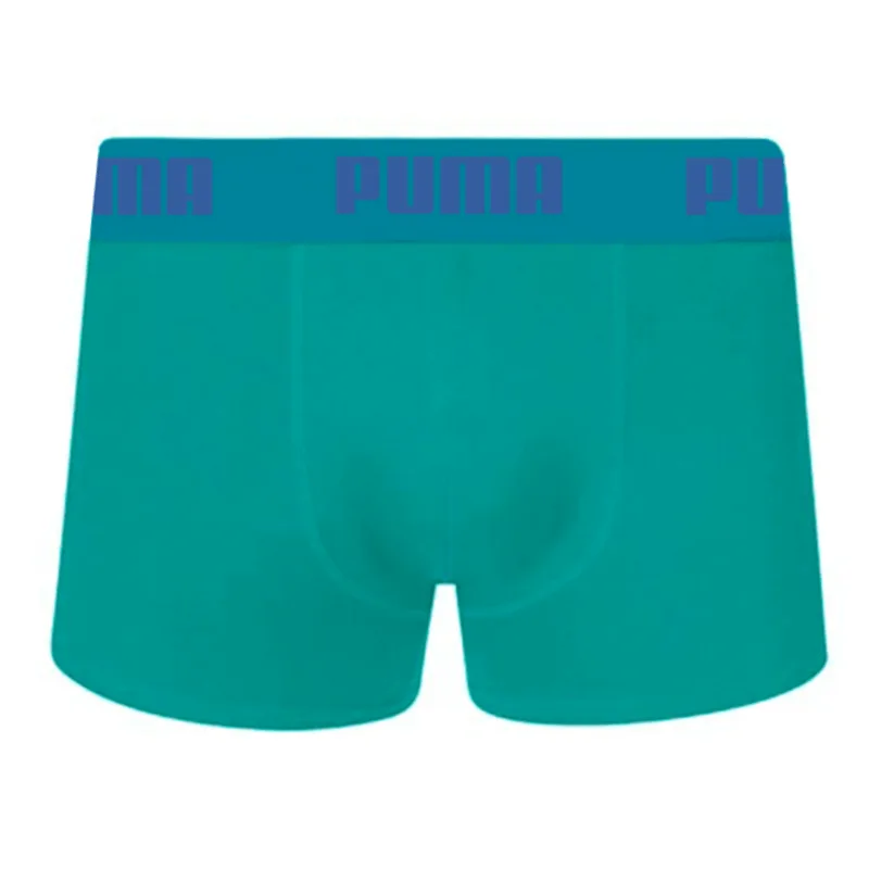 Cueca Boxer Algodão Puma Turquesa