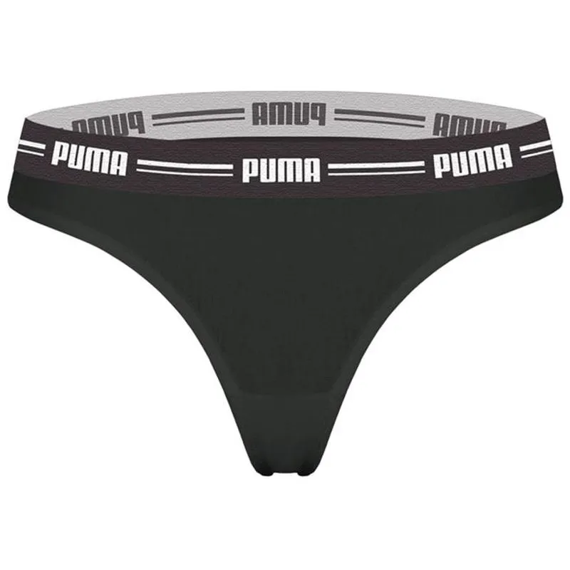 Calcinha Feminina Puma Fio Dental Modal Stretch Bodywear preta