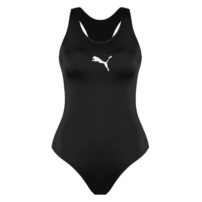 Maiô Puma Nadador Feminino - Preto G / Preto