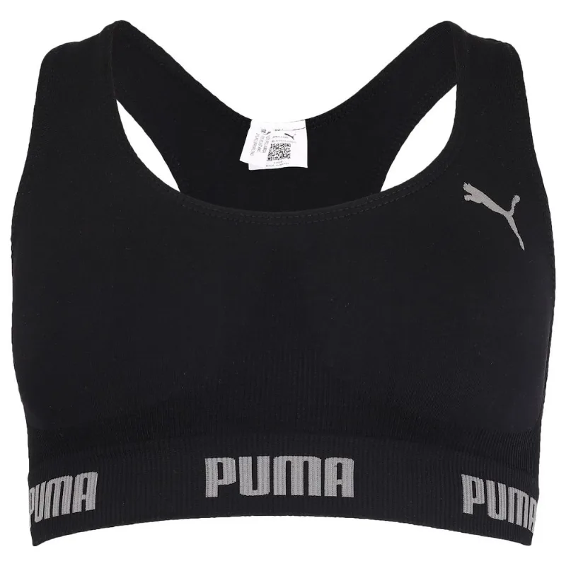 Top Fitness sem Costura Bodywear Puma com 2 Unidades - Adulto Rosa P