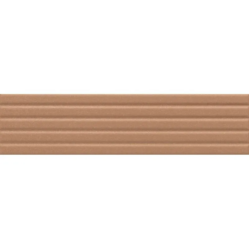 Revestimento Guache Pencil Terracota Mt 10x40cm Bold Caixa 1,36m² Eliane