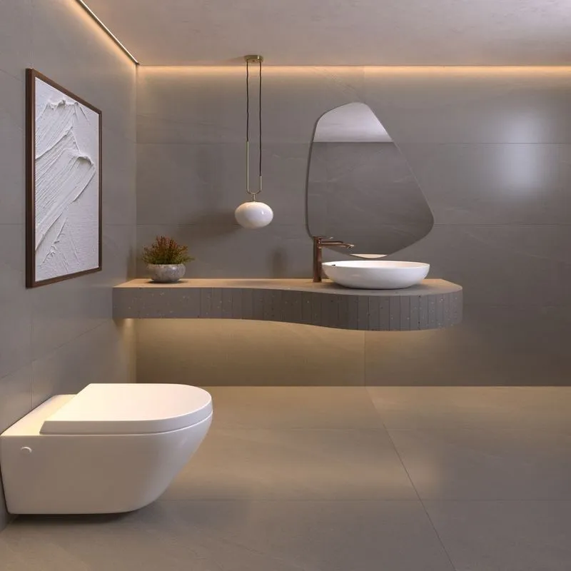 Porcelanato Khali Grafite Acetinado 60x120cm Retificado Caixa 1,44m² Eliane