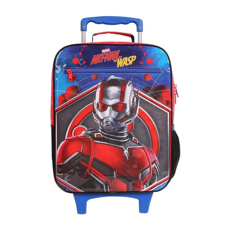 Mochila com Rodinhas DMW Homem-Formiga e Vespa Marvel 11272 Vermelha