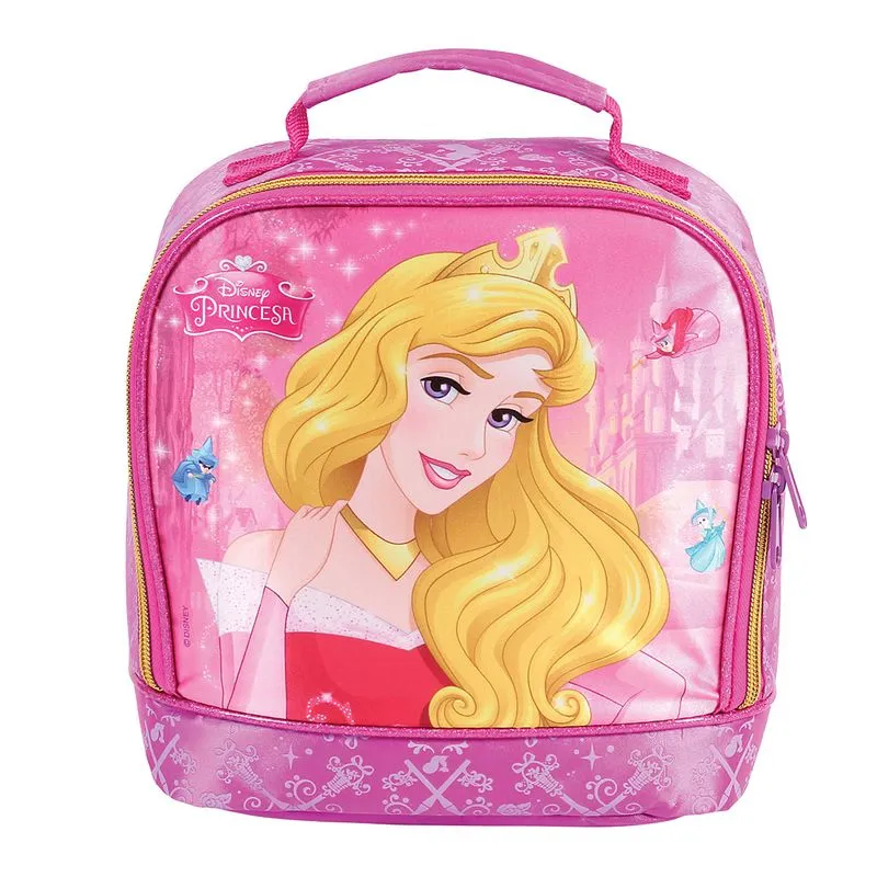 Lancheira Infantil Bela Adormecida Dermiwil Princesas Rosa 36899
