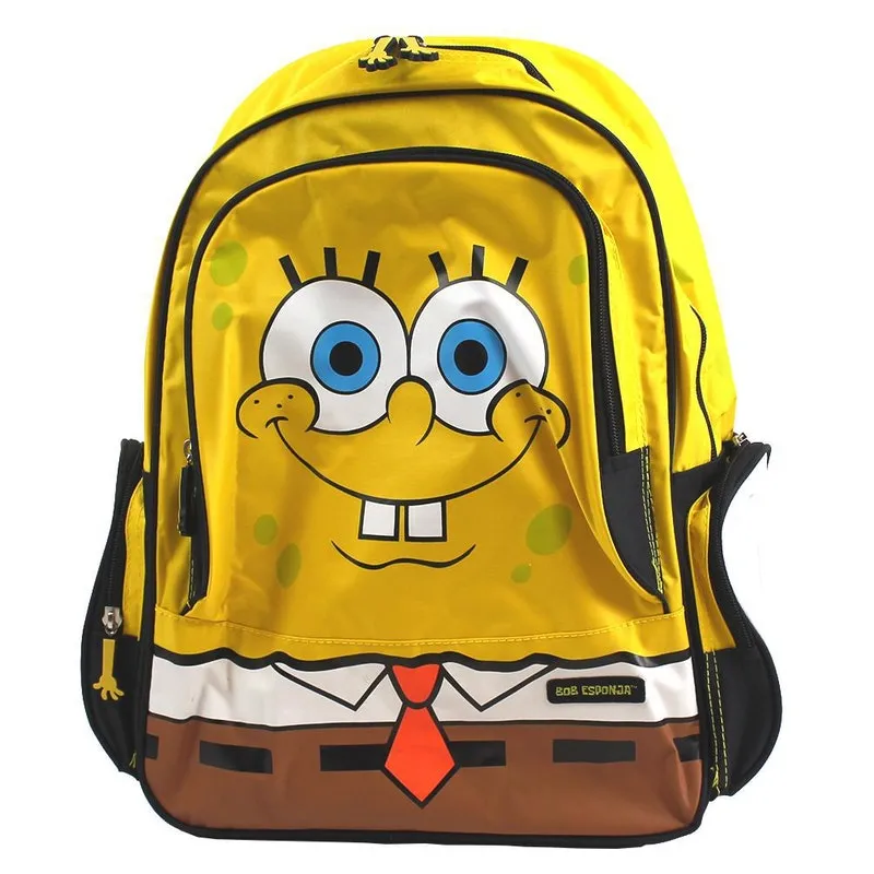 Mochila Bob Esponja G Amarelo