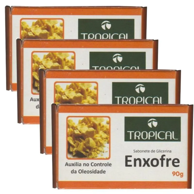 Sabonete De Glicerina Enxofre 90g Tropical