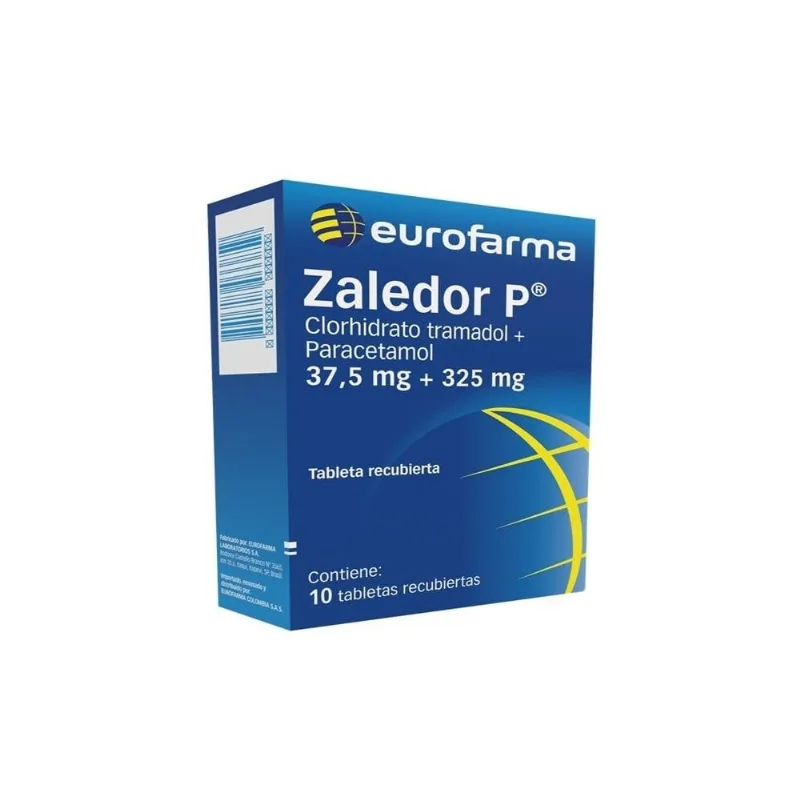 Zaledor-p 37,5 Mg / 325 Mg 10 Tabletas Recubiertas