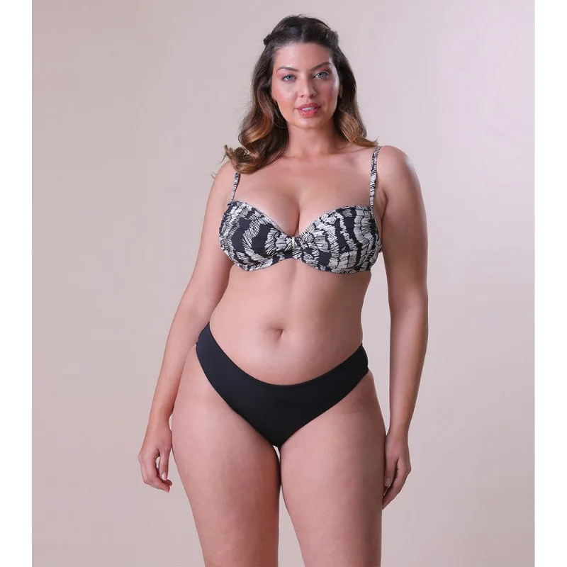 Biquíni Parte de Baixo Tanga Asa Delta 17233 - peça promocional SuperBlack - PP