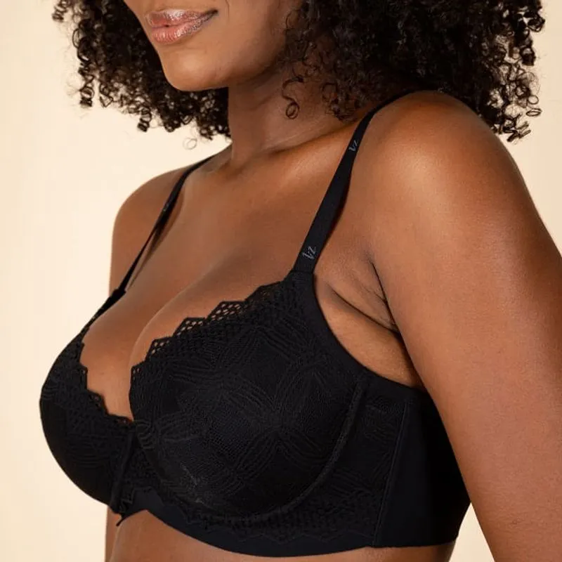 Sutiã Liz Up Lift 51766B Super Preto 44B