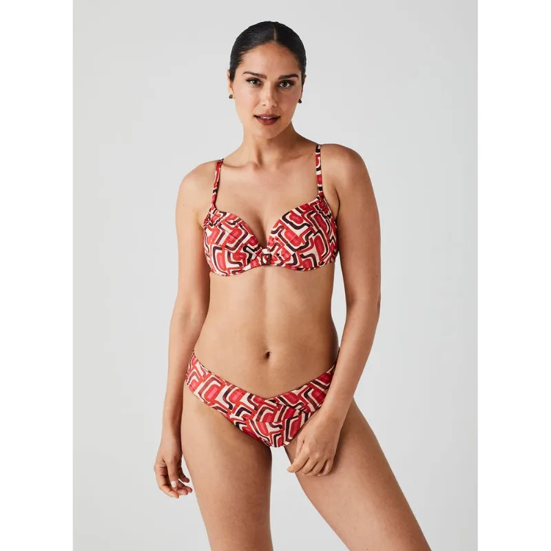 Biquíni Calcinha Cintura Transpassada Estampada 15520 Pop P