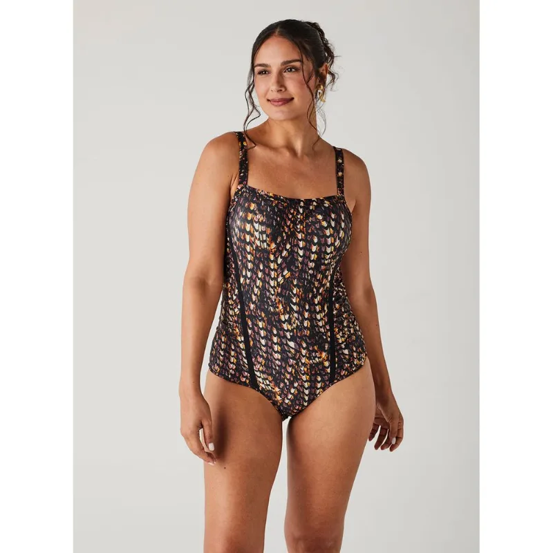 Maiô Decote Quadrado com Bojo Estampado 15513 Butterfly M42
