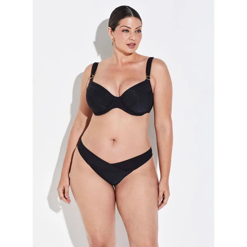 Biquíni Cintura Transpassada 17745 Super Black G