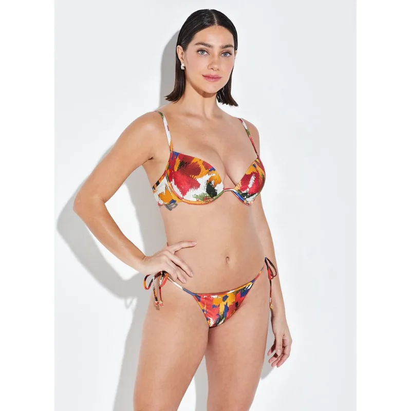Biquíni Tanga Tirinha Franzy Back Estampado 15751 Florale P
