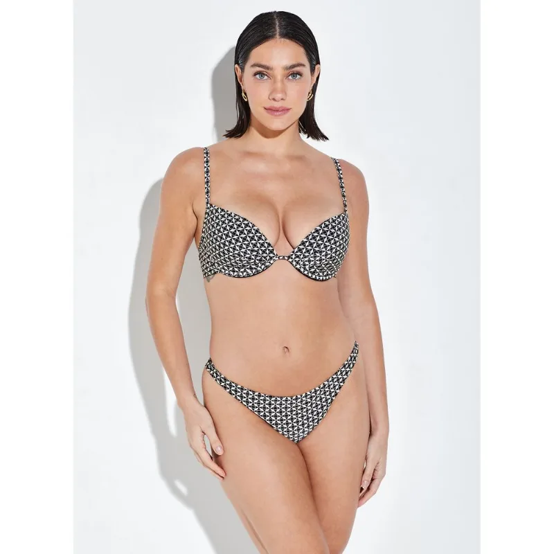 Biquíni Tanga Asa Delta Double Back Estampado 15750 Art Deco P