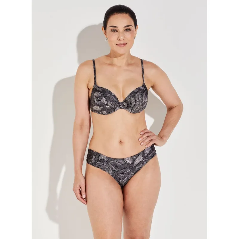 Biquíni Sides Cintura Alta Estampado 15824 Dança das Folhas G