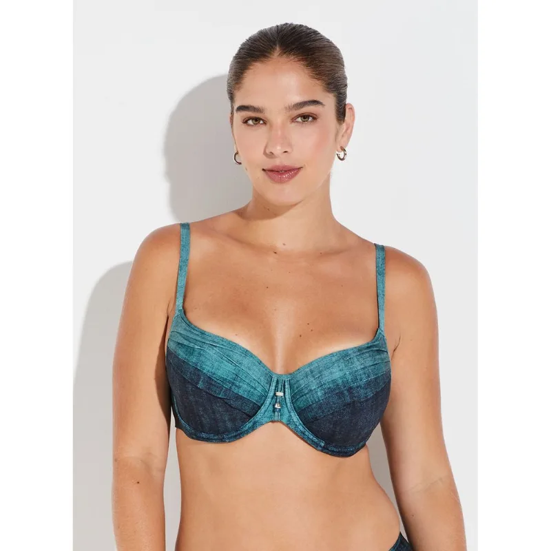 Biquíni Super Lift Bojo Manta Estampado 15810 Nuances do Mar 44DD