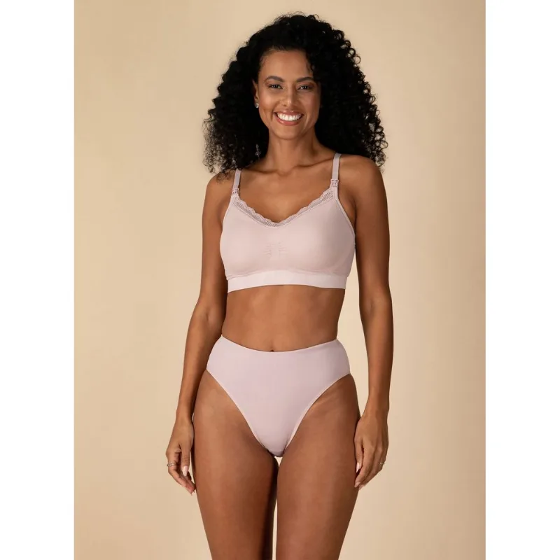 Calcinha Cintura Alta Reforçada 50231 Blush - M