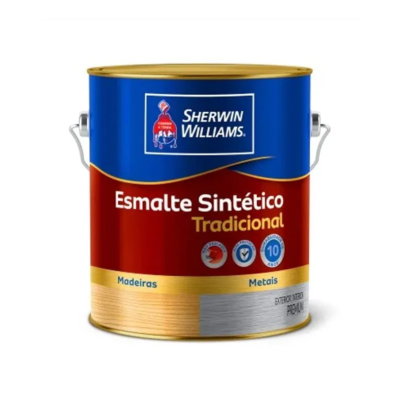 Tinta Esmalte Tradicional Fosco 3,6L Cor Branco - Sherwin Williams