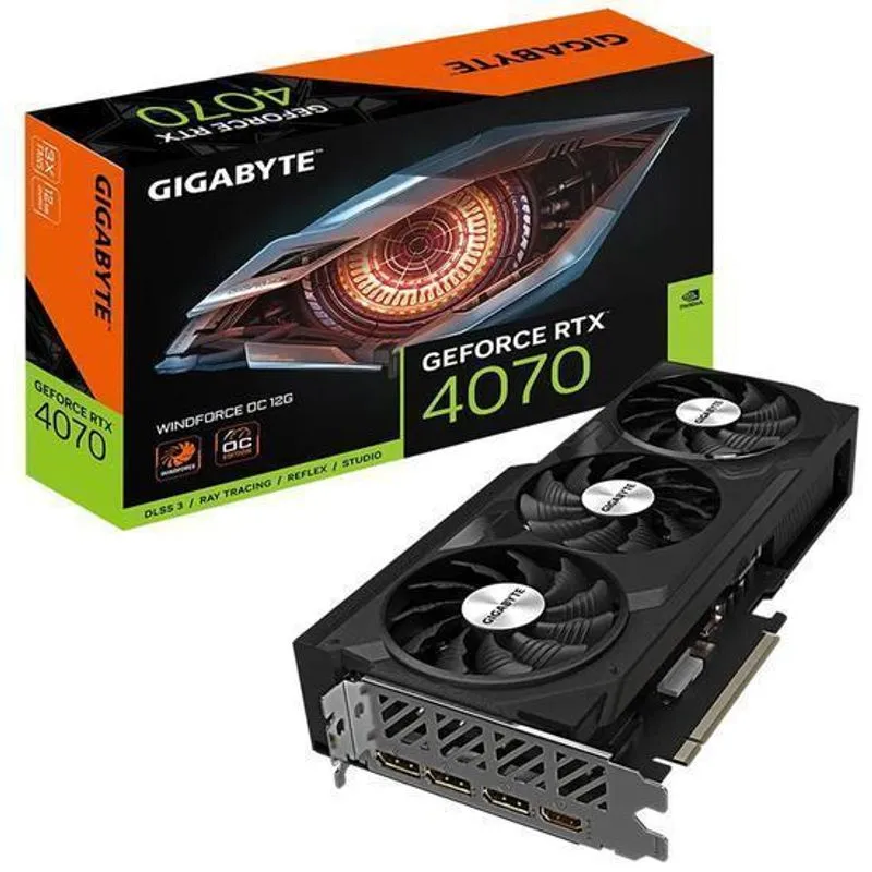 Placa De Vídeo Nvidia Geforce Rtx 4070 12gb Gddr6x