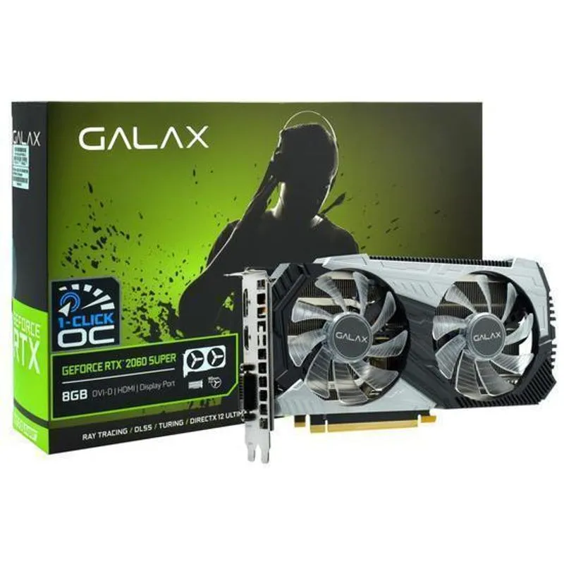 Placa De Vídeo Galax Rtx 2060 S 8gb Gddr6 256 Bits