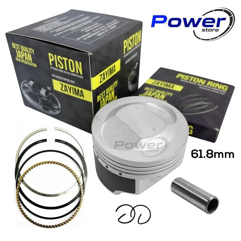 Pistão 61,8mm Zayima 4,5mm Pino 14 Titan 150