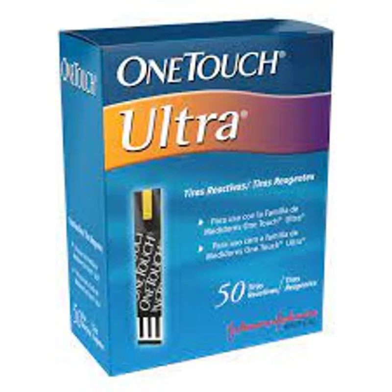 TIRAS REAGENTES ONE TOUCH ULTRA COM 50 UNIDADES