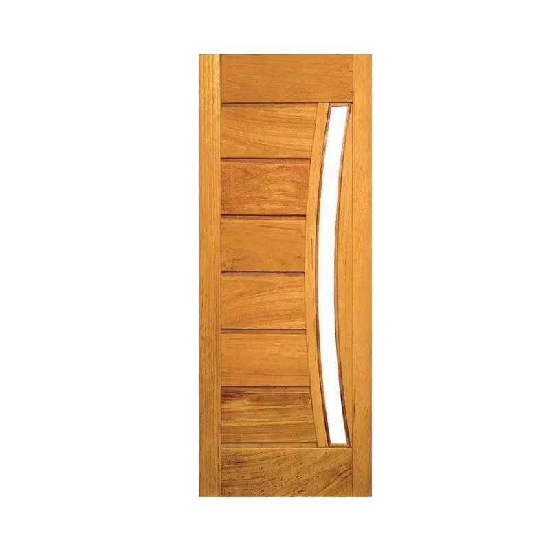 Porta Pavuna Com Visor - Madeira Maciça - Angelim