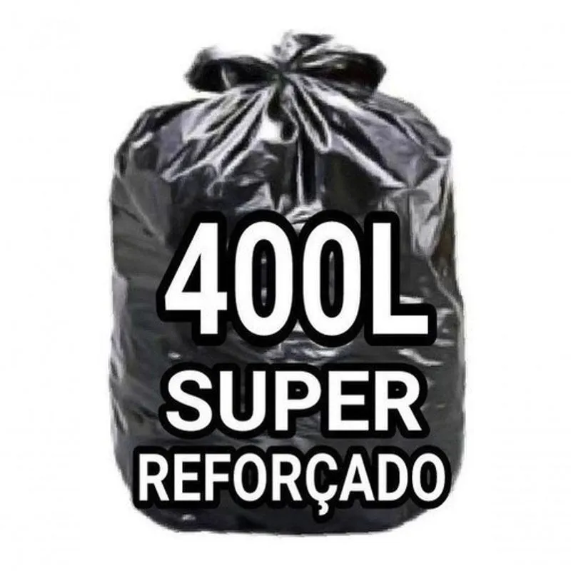 Sacos De Lixo 400 Litros Super Reforçado 100 Un Fabricante