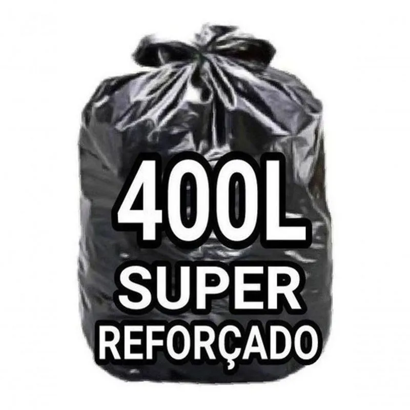 Sacos De Lixo 400 Litros Super Reforçado 100 Un Fabricante