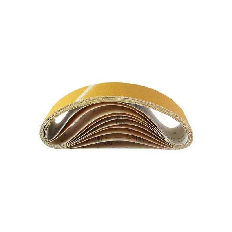 Cinta Lixa Adalox K121 GR 120 3Pçs NORTON LIXA ADALOX K121 533X75MM GR120 NORTON AMARELO ENC - Norton