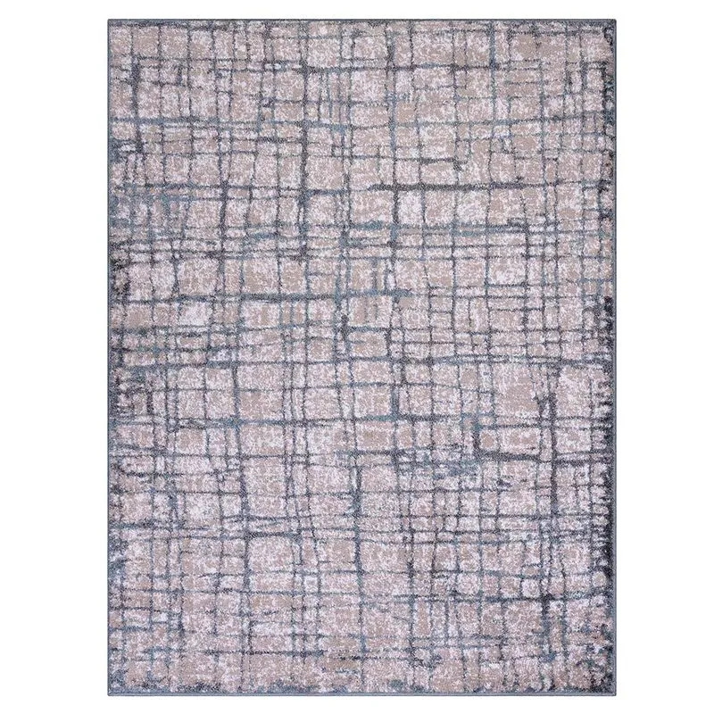 Tapete Para Sala Classic Maldivas 19 Chumbo-azul 3,00x4,00m - J Serrano