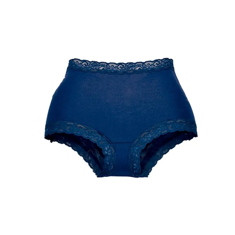 Calcinha DeMillus 57051 Clássica em Cotton 15-Marinho P