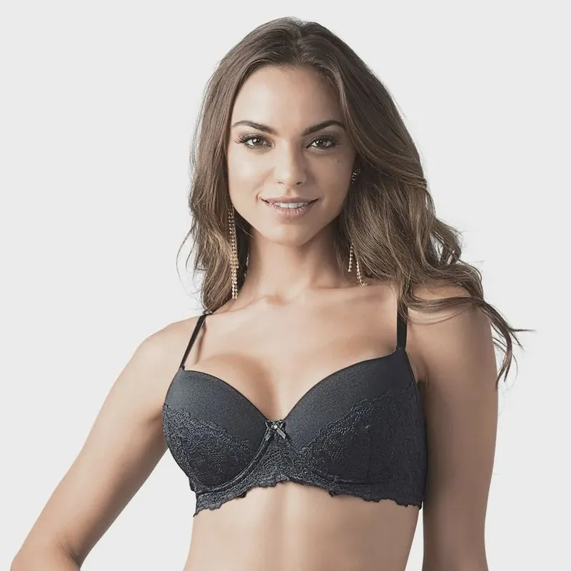 Sutiã Bojo Espumado DeMillus 67577 Com Renda