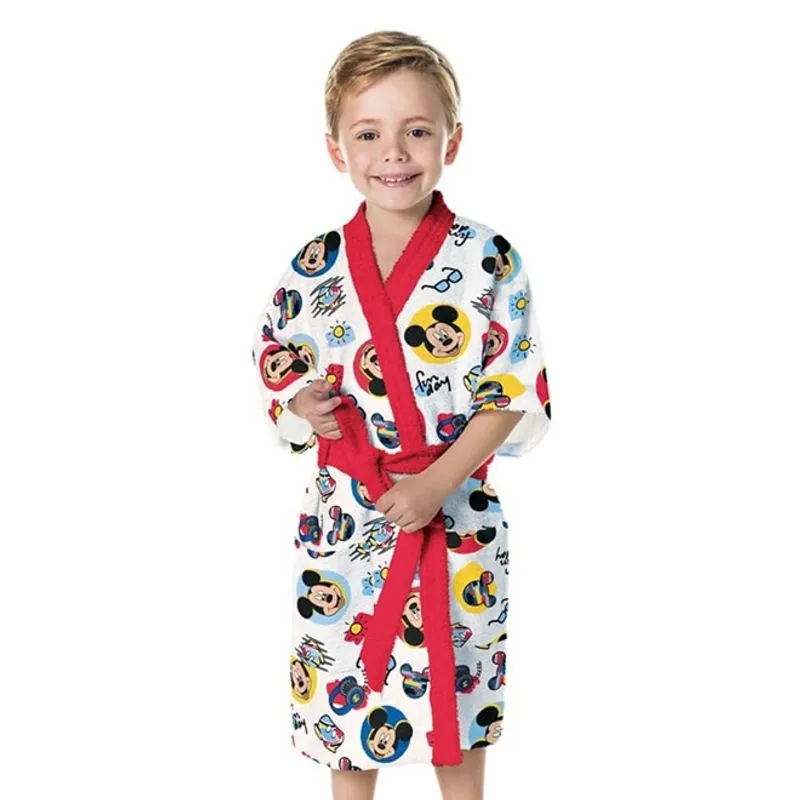 Roupão Infantil Felpudo Mickey