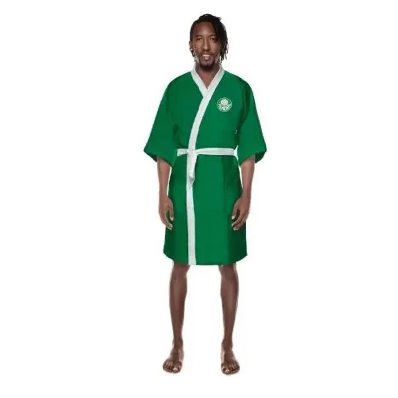 Roupão Aveludado Adulto Quimono Time Palmeiras G Lepper