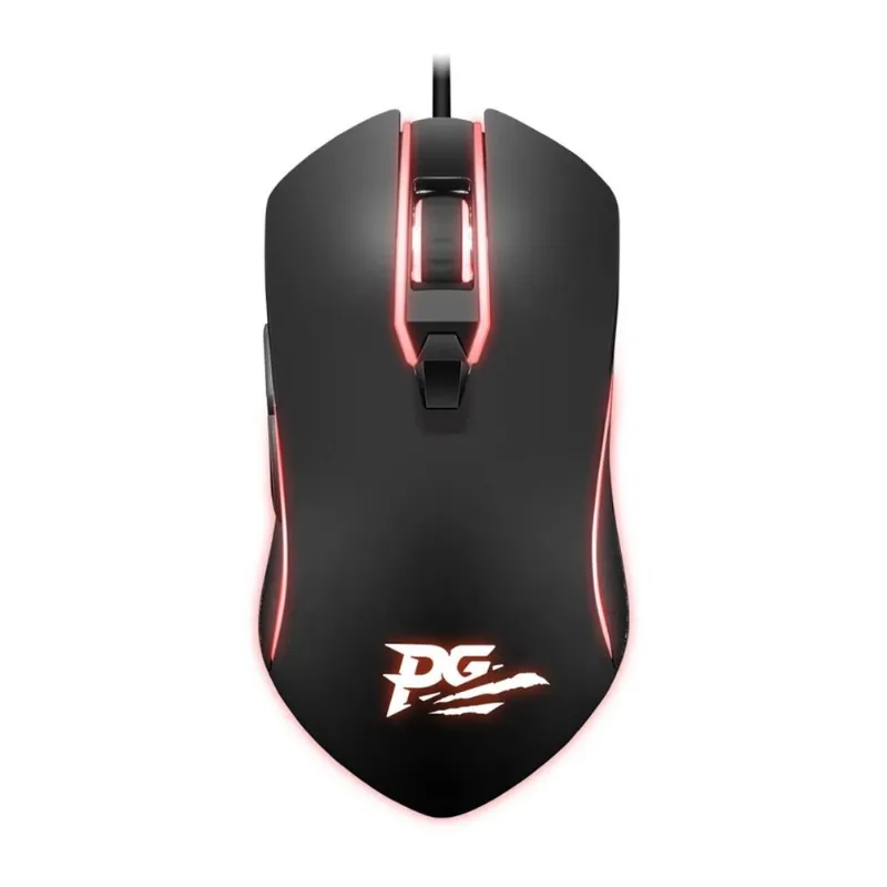 Mouse Gamer Philco PMS31 6 Botões Retroiluminação LED cores Preto