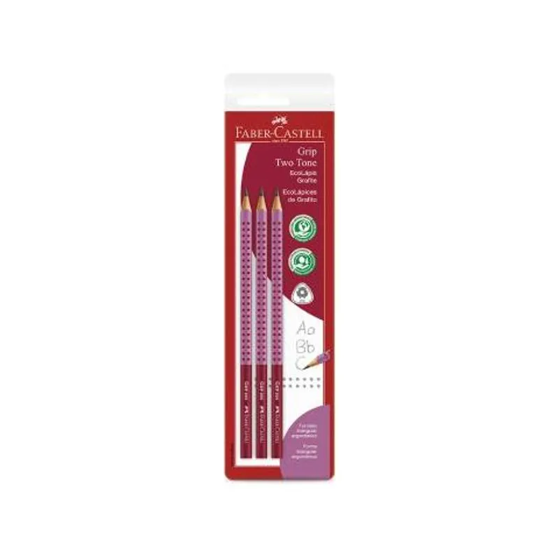 Lapis Grip Two Tone Rosa - Sm/2001bttrs - Faber-Castell