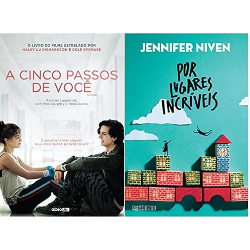 Kit 2 Livros Cinco Passos De Você + Por Lugares Incriveis