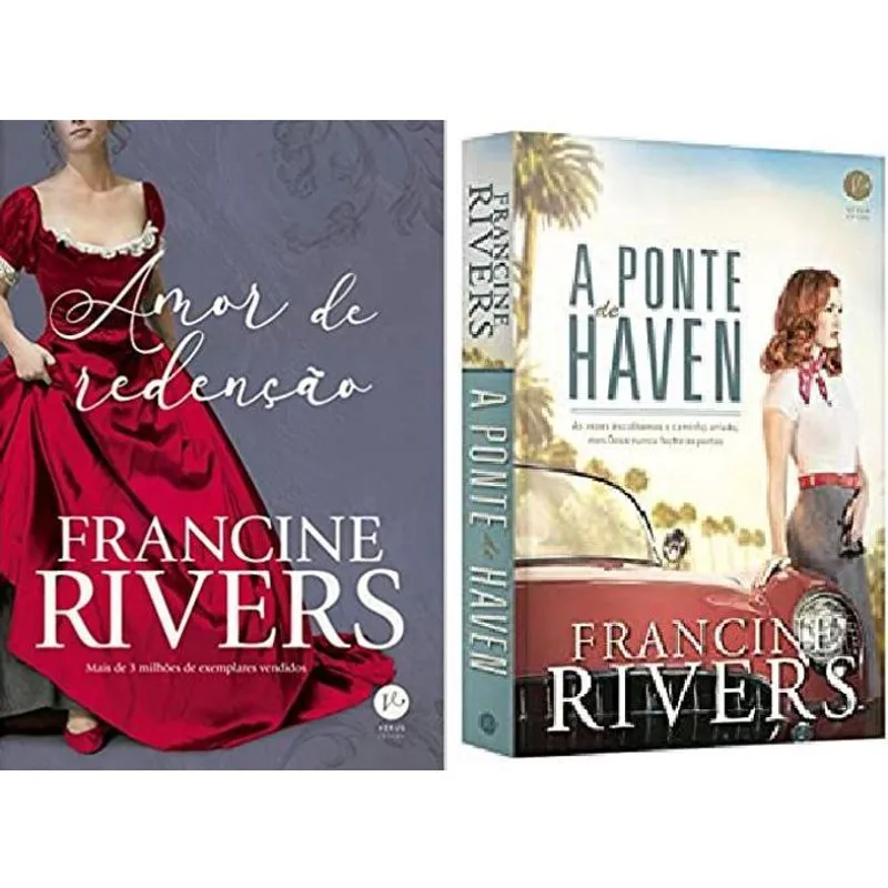 Kit 2 Livros Francine Rivers Amor Redenção + A Ponte Haven