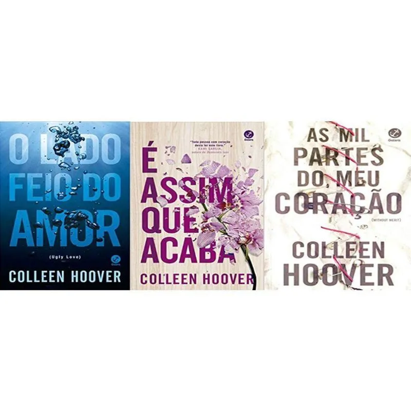 Kit 3 Livros Colleen Hoover O Lado Feio Do Amor + é Assim