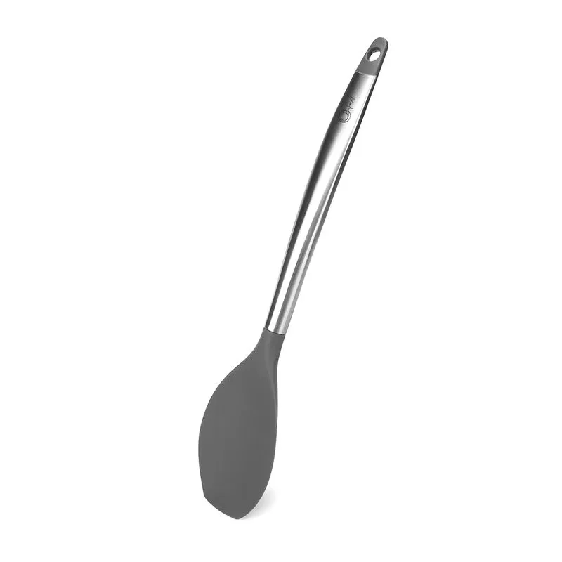Colher de Silicone Reta 33,5 Cm Cool Grey