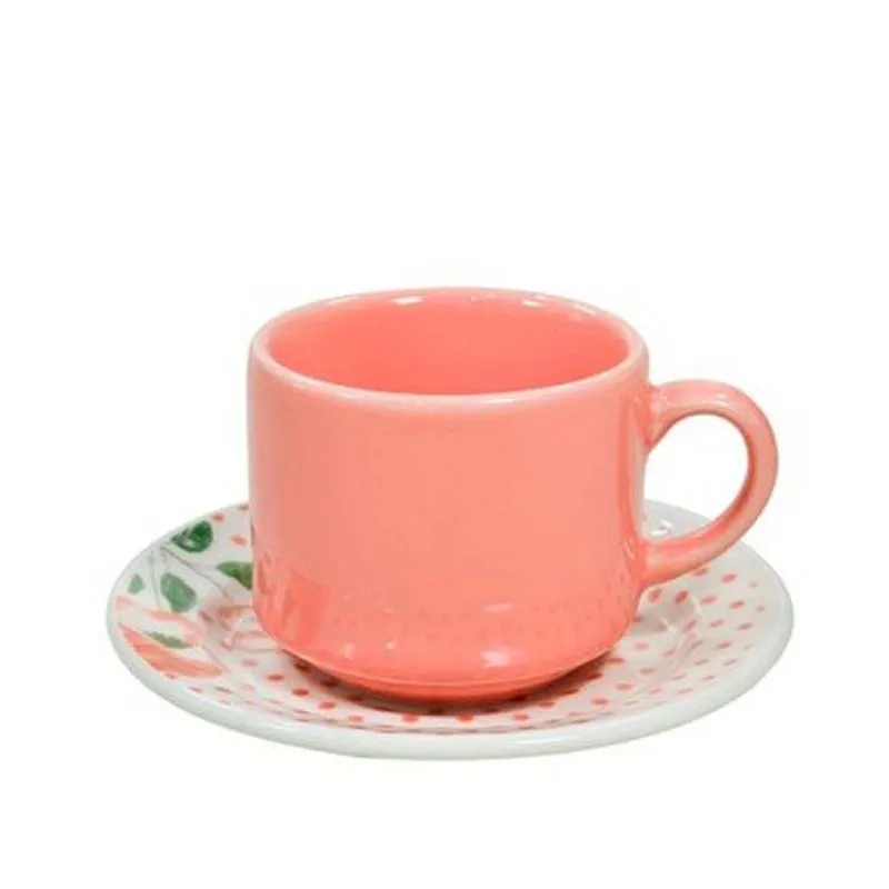 Xicara De Cha 200ml Com Pires Holambra Oxford Biona - Biona